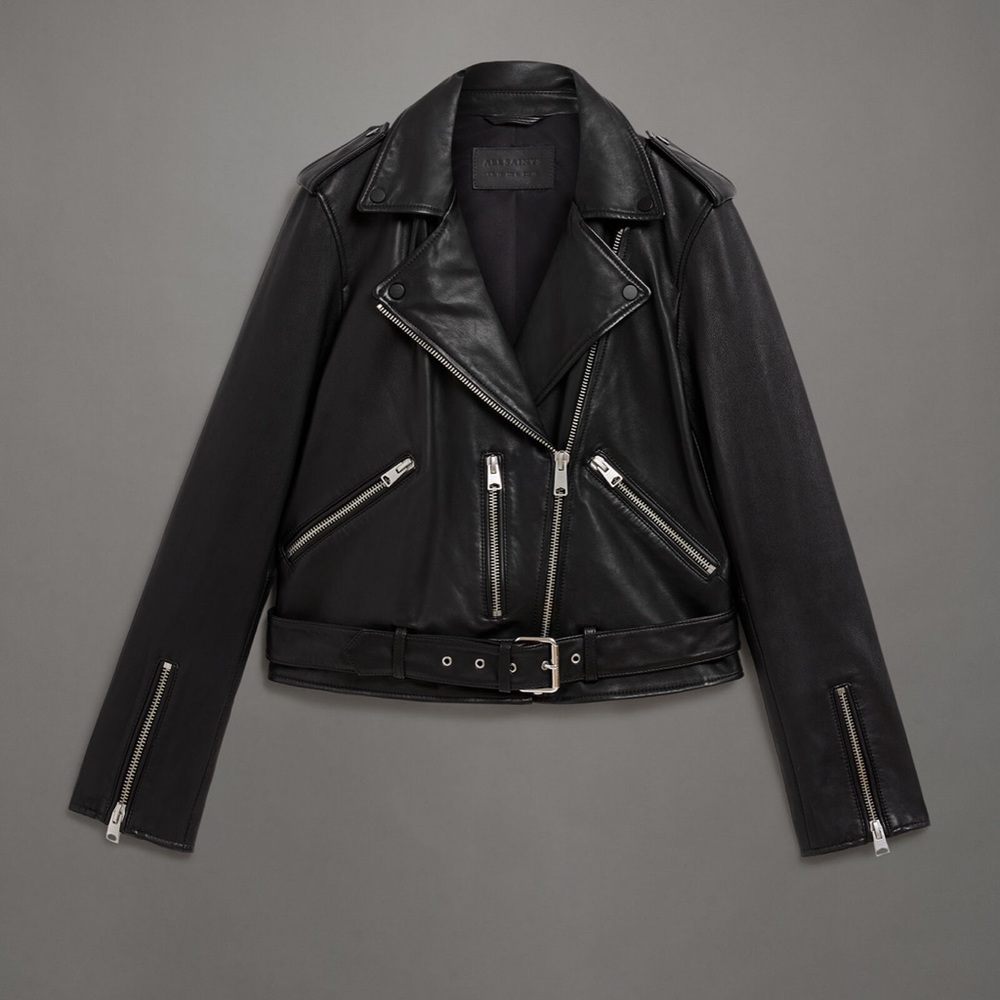 All Saints Balfern Leather Biker Jacket